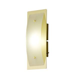 Wandlamp Liana metaal/goudkleurig glas 1 lichtbron