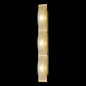 LED-Wandleuchte Liana Metall Gold 3-flammig