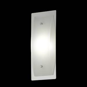 LED-Wandleuchte Liana Metall Silber Metall/Glas Silber 1-flammig