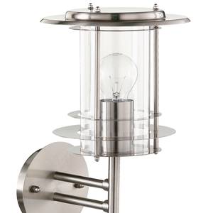 Wandleuchte Mirco Lantern I Glas / Edelstahl - 1-flammig