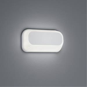 LED-Wandleuchte Moldova Kunststoff / Aluminium - 1-flammig - Weiß