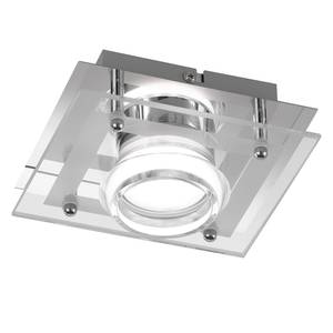 LED-Wandleuchte Moody Metall / Acrylglas - 1-flammig