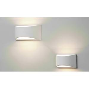 Energiezuinige wandlamp Ophelia gips - Aantal lichtbronnen: 1