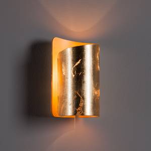 Wandlamp Papiro glas/metaal goudkeurig 1 lichtbron