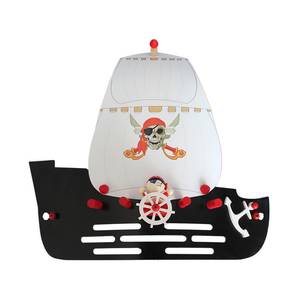 Applique murale bateau de pirates Bois 1 ampoule