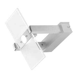 Wandlamp Pukka aluminium - zilverkleurig - 1 lichtbron