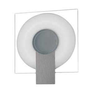 Wandlamp Q glas/metaal - wit - 1 lichtbron