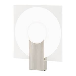 Wandlamp Q glas/metaal - wit - 1 lichtbron