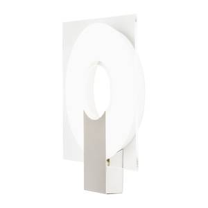 Wandlamp Q glas/metaal - wit - 1 lichtbron