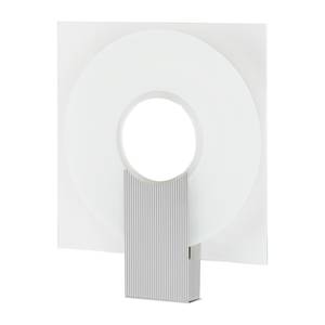 Wandlamp Q glas/metaal - wit - 1 lichtbron