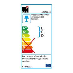 Wandlamp ROC 44 zilverkleurig metaal