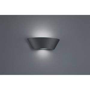 LED-wandlamp Sacramento plexiglas/aluminium - 1 lichtbron - Antraciet
