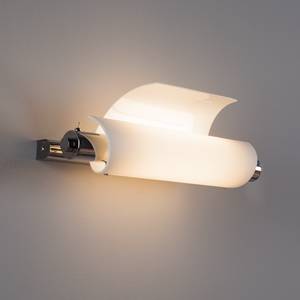 Wandlamp kunststof/chroom - 1 lichtbron