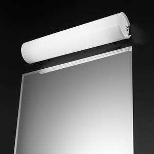 Wand-/Deckenleuchte Tub-O Glas/Metall - Weiß - 2-flammig 60 cm