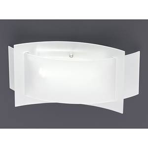 Wandlamp Velo mat nikkel, gesatineerd glas halogeen met schakelaar 1 lichtbron