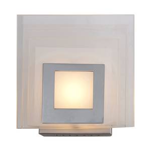 LED-wandlamp Vredenhof 1 lichtbron mat nikkelkleurig