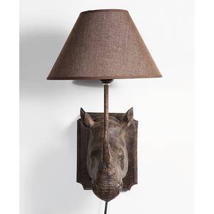 Wandlamp WL Rhino kunststof/stof 1 lichtbron