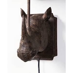 Wandleuchte WL Rhino Kunststoff/Stoff - 1-flammig