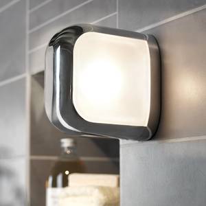 Wandlamp Zinta metaal/wit glas 1 lichtbron