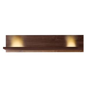 Wandplank Blairmore (incl. verlichting) acaciahouten look - Breedte: 138 cm