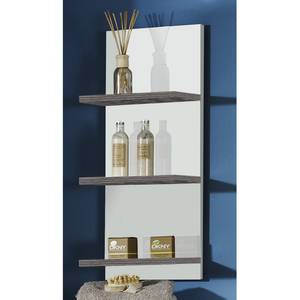 Étagère murale pour salle de bain - Vermont - 3 tablettes en verre