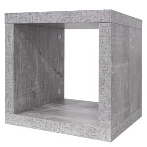 Open wandkast Holt I Grijs - Plaatmateriaal - 26 x 26 x 22 cm