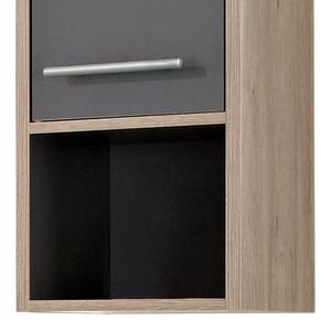 Wandschrank Kim Eiche Sanremo Dekor / Grau