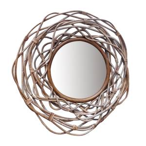 Wandspiegel Civita Rattan - Beige