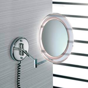 Miroir mural Marie Chrome Avec grossissement x 5