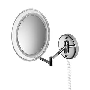 Miroir mural Marie Chrome Avec grossissement x 5