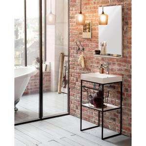 Meuble lavabo Moris Noir / Blanc