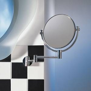 Miroir mural Nancy Chrome Avec grossissement x 3