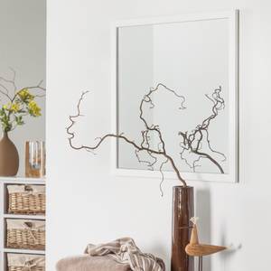 Wandspiegel Naldu Weiß - Holzwerkstoff - 65 x 65 x 6 cm