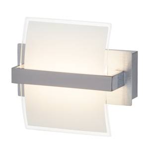 Wandspot Trust Metall/Glas - Silber - 1-flammig