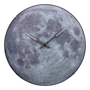 Horloge Moon Dome Matière synthétique / Verre - Gris