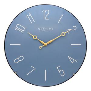 Horloge Trendy Dome Matière synthétique / Verre - Bleu jean