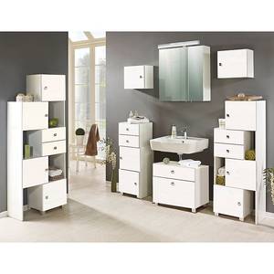 Armoire suspendue Montreal Hauteur : 32 cm - Blanc brillant