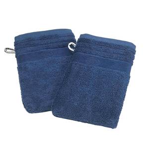 Handtuch Tom Tailor Baumwollstoff - Marineblau - 50 x 100 cm (2er-Set)