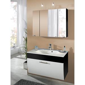 Meuble à lavabo tare Anthracite - Blanc - 90cm