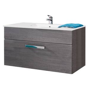 Meuble lavabo Adamo I Gris - Bois manufacturé - 101 x 54 x 46 cm