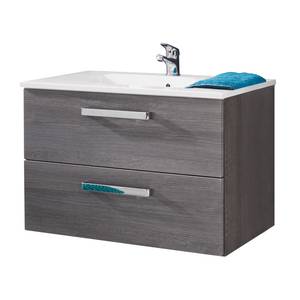 Meuble lavabo Adamo II Gris - Bois manufacturé - 81 x 54 x 46 cm