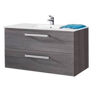 Meuble lavabo Adamo II Gris - Bois manufacturé - 101 x 54 x 46 cm