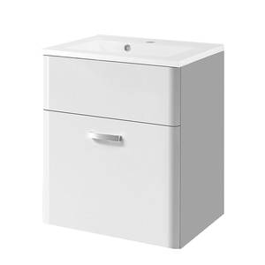 Ensemble meuble lavabo Barcelona Blanc brillant