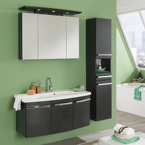 Ensemble meuble lavabo Bina Anthracite 110 cm