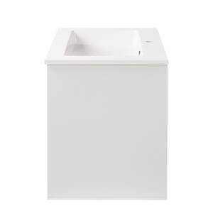 Mobiletto lavabo Bodo Effetto faggio/Basalto/Bianco opaco