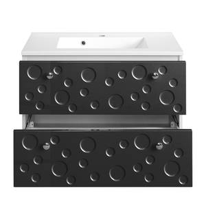 Meuble lavabo Bubble Anthracite brillant