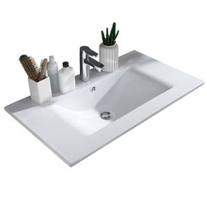 Meuble lavabo Larado Blanc brillant / Blanc