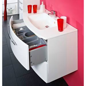 Meuble lavabo Bern (rond) Blanc