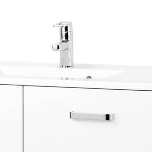 Mobile con lavabo Zeehan II Bianco lucido / Bianco - Larghezza: 90 cm