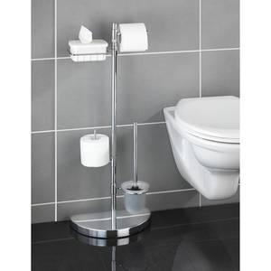 Wc-set Plus roestvrij staal - chroomkleurig